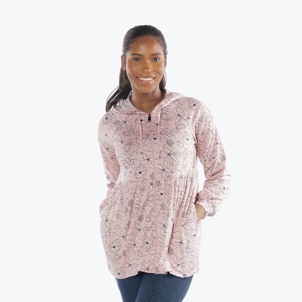 Lug Shimmy Sketch Floral Blush Large NWOT